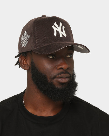 New Era New York Yankees 'Classic Corduroy' 9FORTY A-Frame Snapback Burnt Woodv