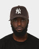 New Era New York Yankees 'Classic Corduroy' 9FORTY A-Frame Snapback Burnt Woodv