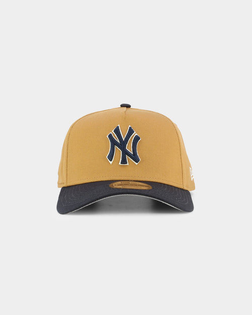 New Era New York Yankees 'Midnight Harvest 2-Tone' 9FORTY A-Frame Snapback Wheat/Navy
