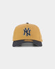 New Era New York Yankees 'Midnight Harvest 2-Tone' 9FORTY A-Frame Snapback Wheat/Navy