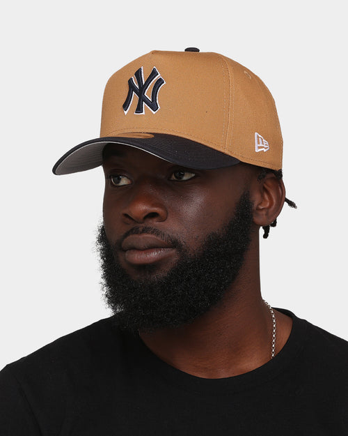 New Era New York Yankees 'Midnight Harvest 2-Tone' 9FORTY A-Frame Snapback Wheat/Navy