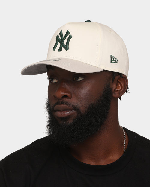 New Era New York Yankees 'Chrome White Dark Green' 9FORTY A-Frame Snapback Chrome/Stone/Dark Green