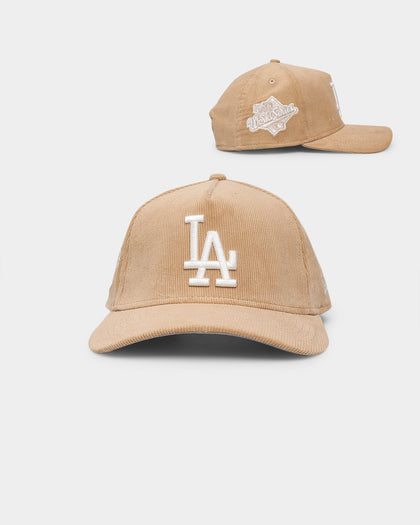 New Era Los Angeles Dodgers 'Classic Corduroy' 9FORTY A-Frame Snapback Wheat