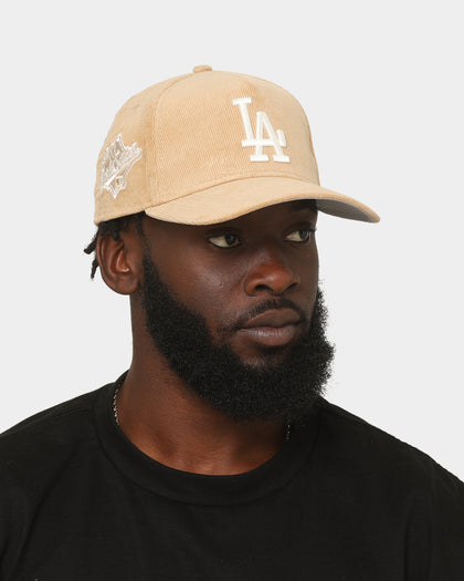 New Era Los Angeles Dodgers 'Classic Corduroy' 9FORTY A-Frame Snapback Wheat
