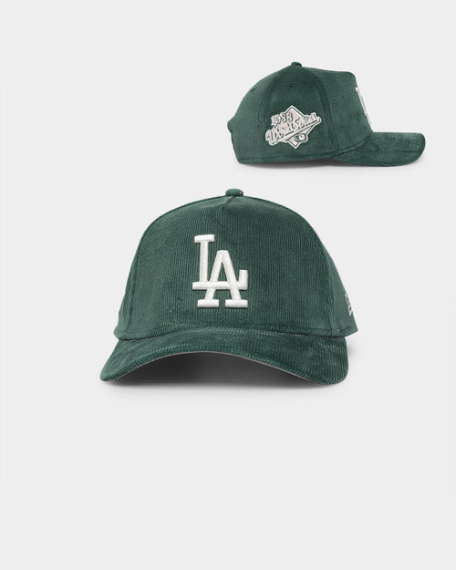 New Era Los Angeles Dodgers 'Classic Corduroy' 9FORTY A-Frame Snapback Dark Green