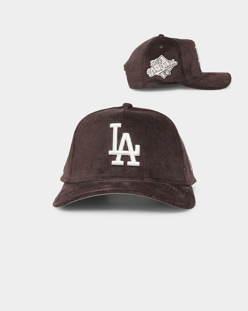 New Era Los Angeles Dodgers 'Classic Corduroy' 9FORTY A-Frame Snapback Burnt Wood
