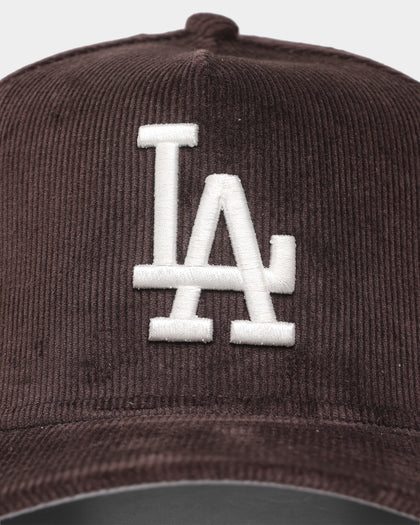 New Era Los Angeles Dodgers 'Classic Corduroy' 9FORTY A-Frame Snapback Burnt Wood