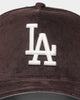 New Era Los Angeles Dodgers 'Classic Corduroy' 9FORTY A-Frame Snapback Burnt Wood