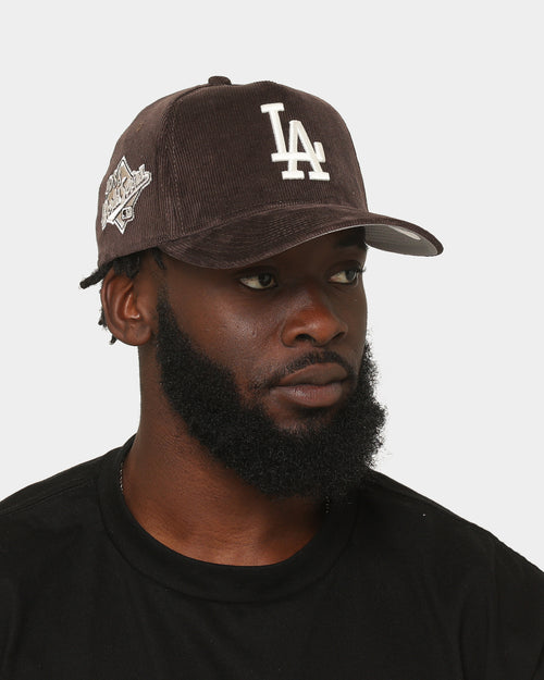 New Era Los Angeles Dodgers 'Classic Corduroy' 9FORTY A-Frame Snapback Burnt Wood