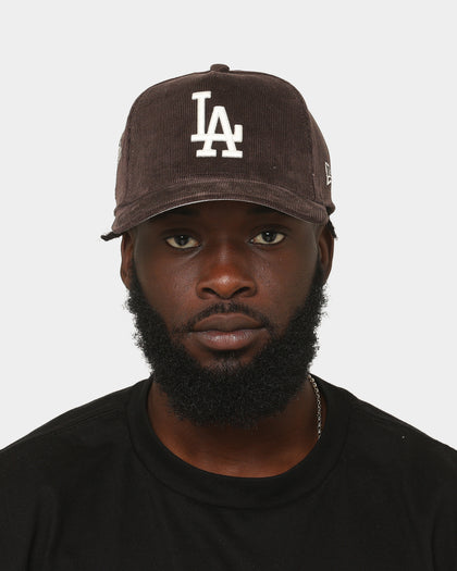New Era Los Angeles Dodgers 'Classic Corduroy' 9FORTY A-Frame Snapback Burnt Wood