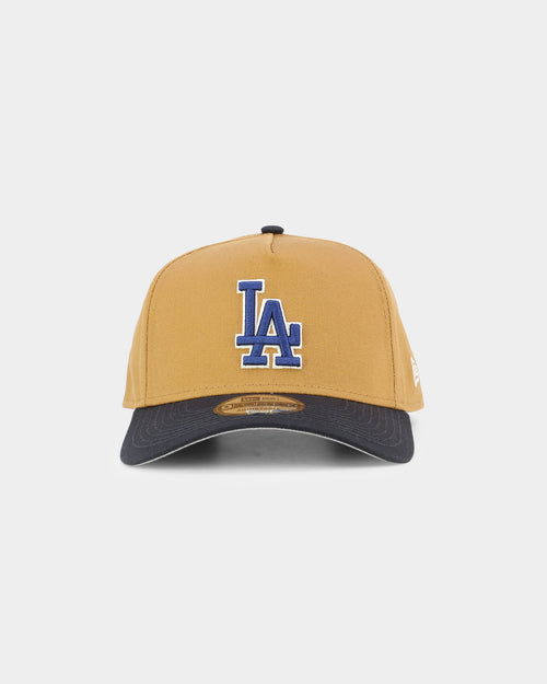 New Era Los Angeles Dodgers 'Midnight Harvest 2-Tone' 9FORTY A-Frame Snapback Wheat/Navy