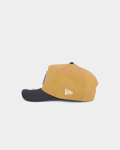New Era Los Angeles Dodgers 'Midnight Harvest 2-Tone' 9FORTY A-Frame Snapback Wheat/Navy