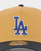 New Era Los Angeles Dodgers 'Midnight Harvest 2-Tone' 9FORTY A-Frame Snapback Wheat/Navy