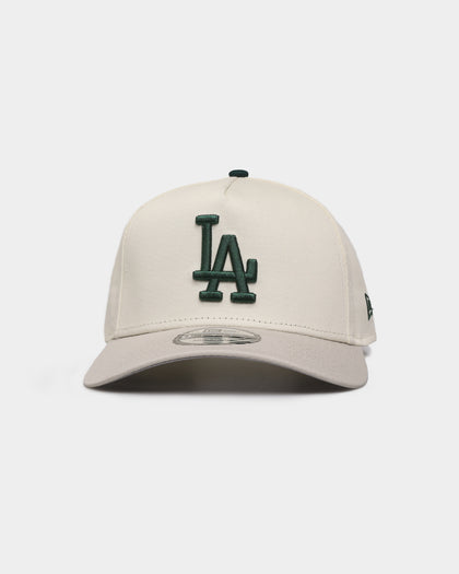 New Era Los Angeles Dodgers 'Chrome White Dark Green' 9FORTY A-Frame Snapback Chrome/Stone/Dark Green