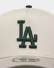 New Era Los Angeles Dodgers 'Chrome White Dark Green' 9FORTY A-Frame Snapback Chrome/Stone/Dark Green