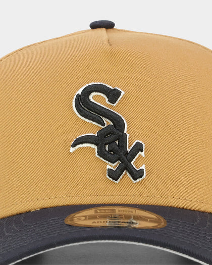 New Era Chicago White Sox 'Midnight Harvest 2-Tone' 9FORTY A-Frame Snapback Wheat/Navy