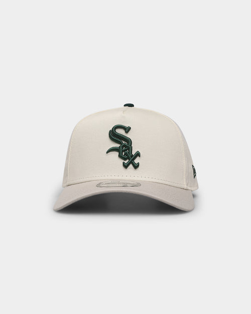 New Era Chicago White Sox 'Chrome White Dark Green' 9FORTY A-Frame Snapback Chrome/Stone/Dark Green