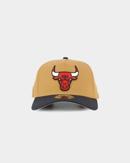 New Era Chicago Bulls 'Midnight Harvest 2-Tone' 9FORTY A-Frame Snapback Wheat/Navy