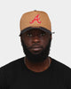 New Era Atlanta Braves 'Midnight Harvest 2-Tone' 9FORTY A-Frame Snapback Wheat/Navy