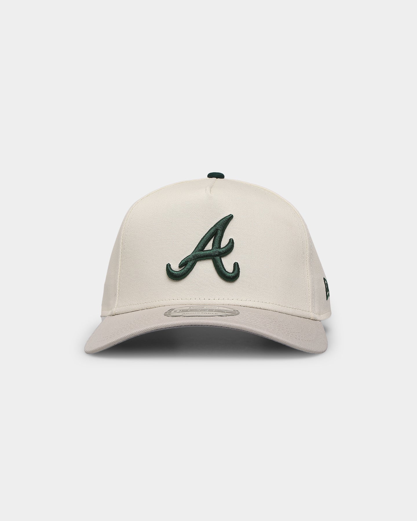 New Era Atlanta Braves 'Chrome White Dark Green' 9FORTY A-Frame
