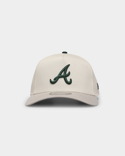 New Era Atlanta Braves 'Chrome White Dark Green' 9FORTY A-Frame Snapback Chrome/Stone/Dark Green