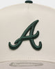 New Era Atlanta Braves 'Chrome White Dark Green' 9FORTY A-Frame Snapback Chrome/Stone/Dark Green