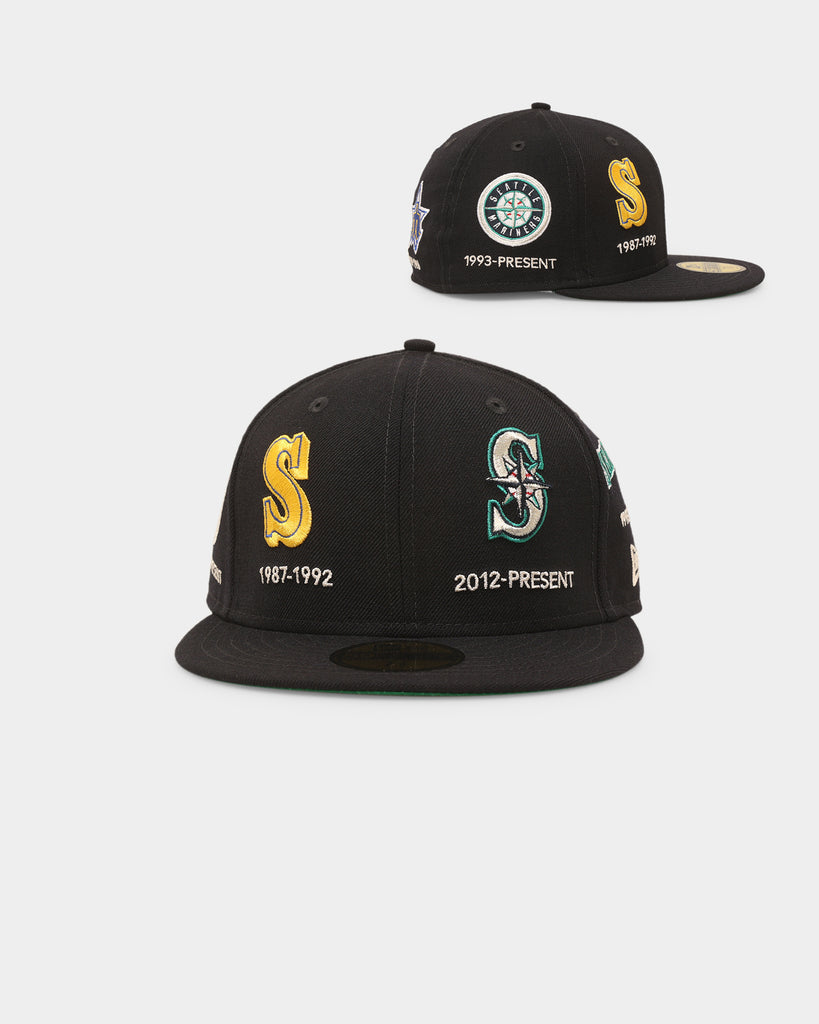 New Era Seattle Mariners 'Logo Evolution' 59FIFTY Fitted Navy Culture