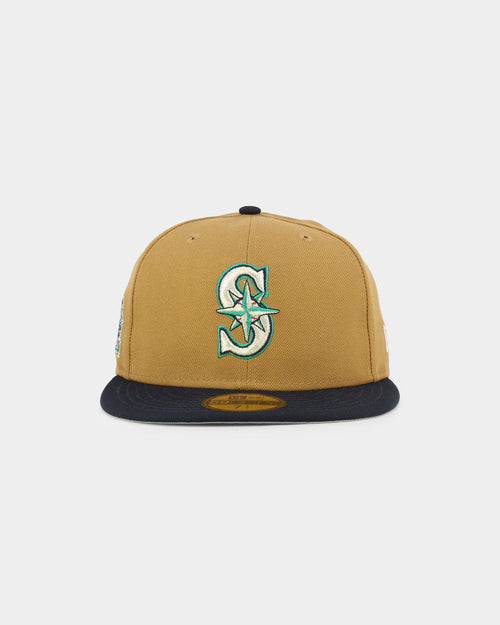 New Era Seattle Mariners 'Midnight Harvest 2-Tone' 59FIFTY Fitted Wheat/Navy