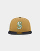 New Era Seattle Mariners 'Midnight Harvest 2-Tone' 59FIFTY Fitted Wheat/Navy