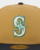 New Era Seattle Mariners 'Midnight Harvest 2-Tone' 59FIFTY Fitted Wheat/Navy