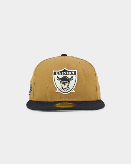 New Era Oakland Raiders 'Midnight Harvest 2-Tone' 59FIFTY Fitted Wheat/Navy