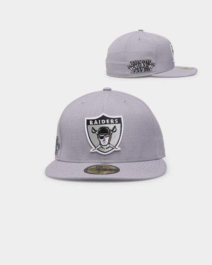 New Era Oakland Raiders 'Koala Grey' 59FIFTY Fitted Grey/White