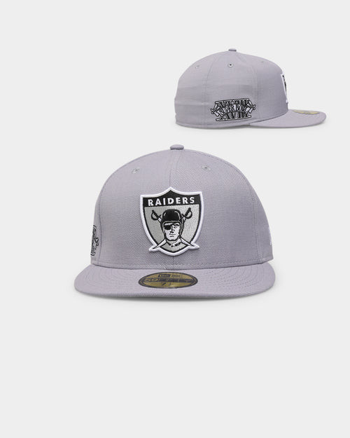New Era Oakland Raiders 'Koala Grey' 59FIFTY Fitted Grey/White