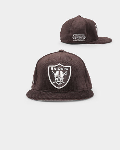 New Era Oakland Raiders 'Classic Corduroy' 59FIFTY Fitted Burnt Wood