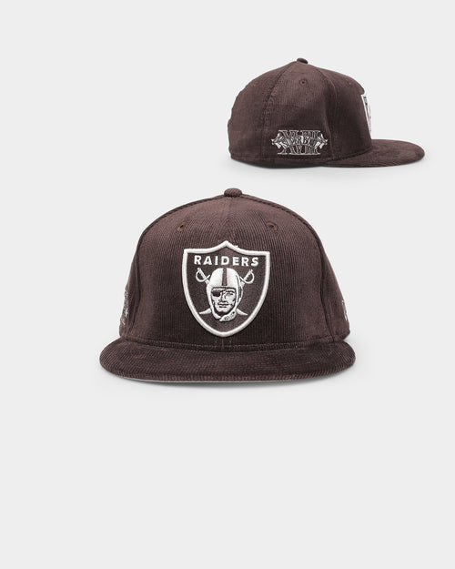 New Era Oakland Raiders 'Classic Corduroy' 59FIFTY Fitted Burnt Wood