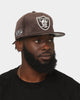 New Era Oakland Raiders 'Classic Corduroy' 59FIFTY Fitted Burnt Wood