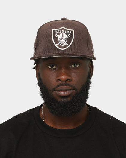 New Era Oakland Raiders 'Classic Corduroy' 59FIFTY Fitted Burnt Wood