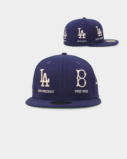 New Era Los Angeles Dodgers 'Logo Evolution' 59FIFTY Fitted Dark Royal