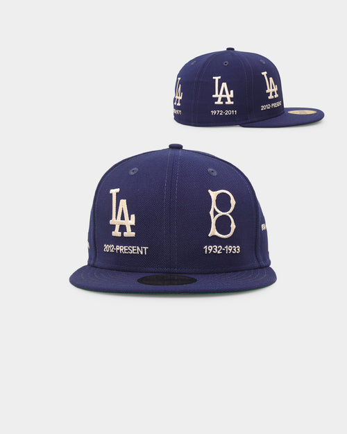 New Era Los Angeles Dodgers 'Logo Evolution' 59FIFTY Fitted Dark Royal