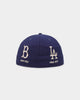 New Era Los Angeles Dodgers 'Logo Evolution' 59FIFTY Fitted Dark Royal