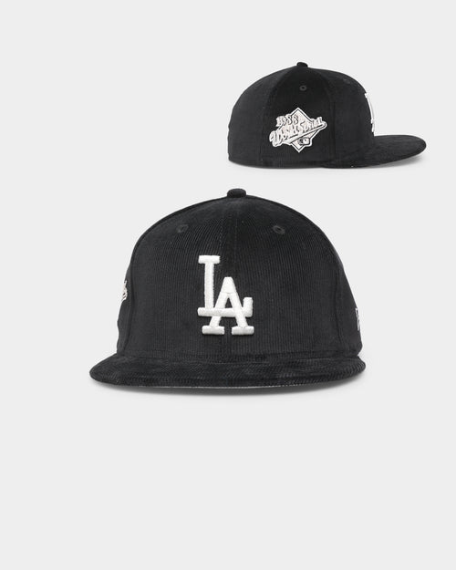New Era Los Angeles Dodgers 'Classic Corduroy' 59FIFTY Fitted Black