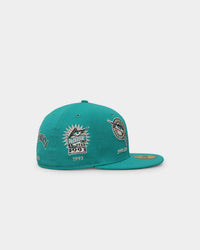 New Era Florida Marlins 'Logo Evolution' 59FIFTY Fitted Teal