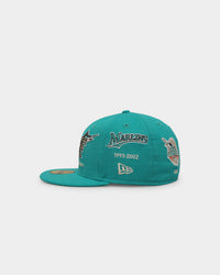 New Era Florida Marlins 'Logo Evolution' 59FIFTY Fitted Teal