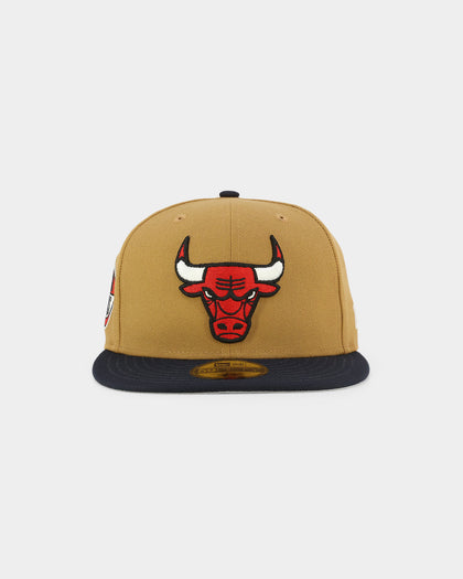 New Era Chicago Bulls 'Midnight Harvest 2-Tone' 59FIFTY Fitted Wheat/Navy