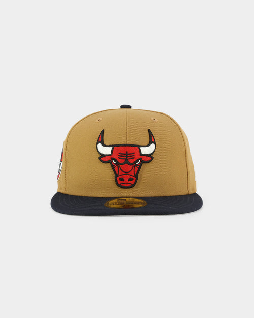 New Era Chicago Bulls 'Midnight Harvest 2-Tone' 59FIFTY Fitted Wheat/Navy