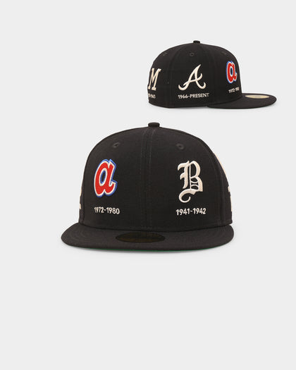 New Era Atlanta Braves 'Logo Evolution' 59FIFTY Fitted Navy