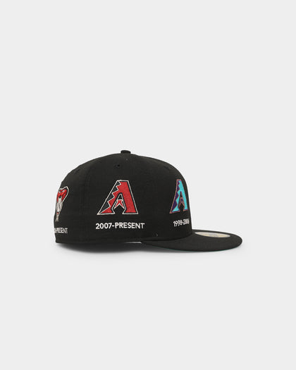 New Era Arizona Diamondbacks 'Logo Evolution' 59FIFTY Fitted Black