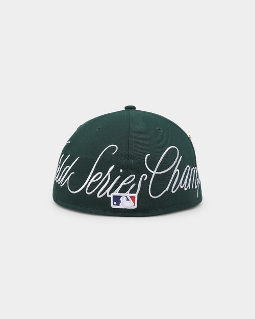 New Era Oakland Athletics 'Historic Champs' 59FIFTY Fitted Dark Green