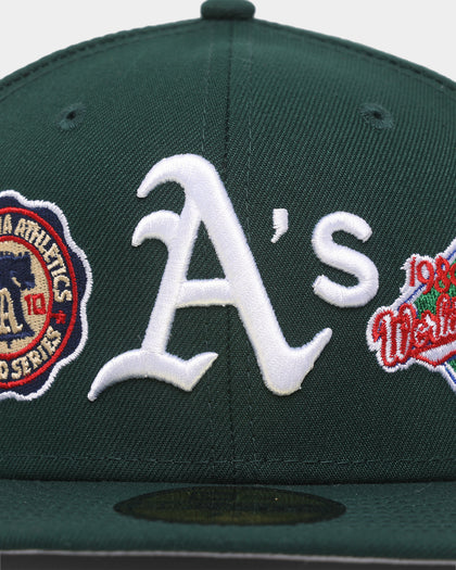 New Era Oakland Athletics 'Historic Champs' 59FIFTY Fitted Dark Green