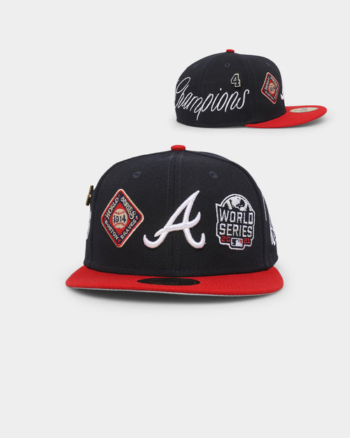 New Era Atlanta Braves 'Historic Champs' 59FIFTY Fitted Navy